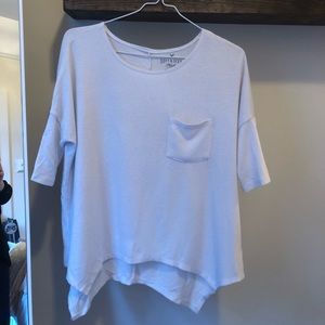 Aerie soft white top never worn